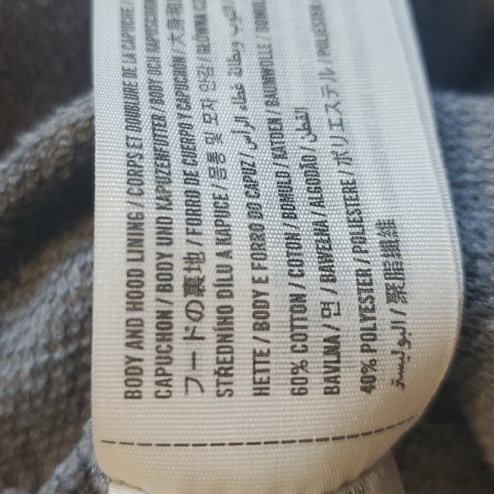 Hollister Womens Cropped Gray Camo Hoodie. Size Small - Picture 7 of 7